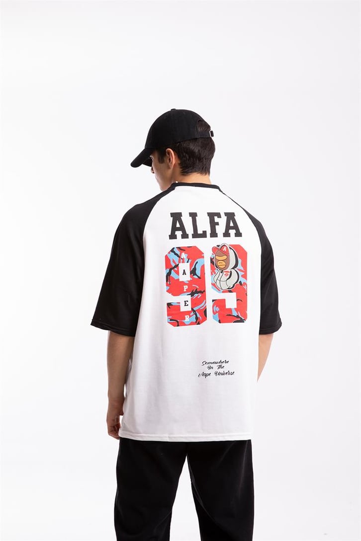 Alfa 99 Baskılı  Oversize Tshirt