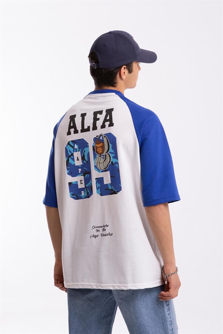 Alfa 99 Baskılı  Oversize Tshirt