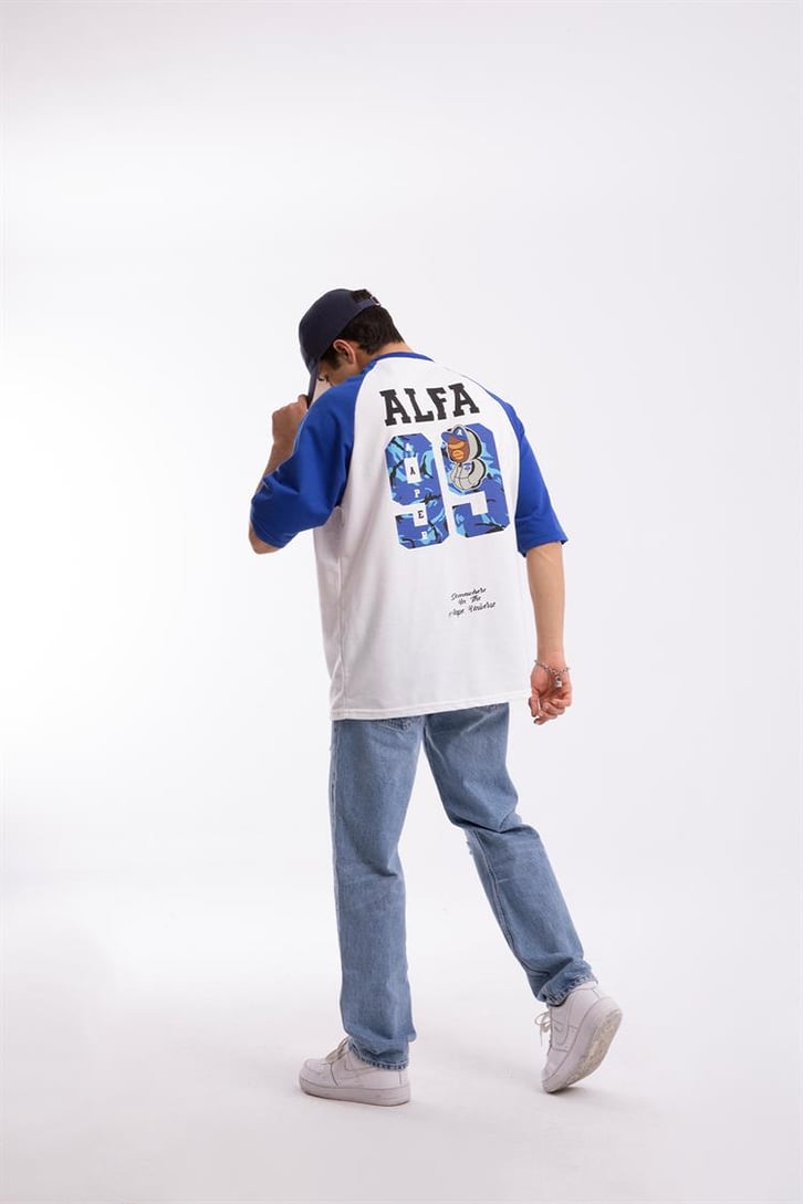 Alfa 99 Baskılı  Oversize Tshirt