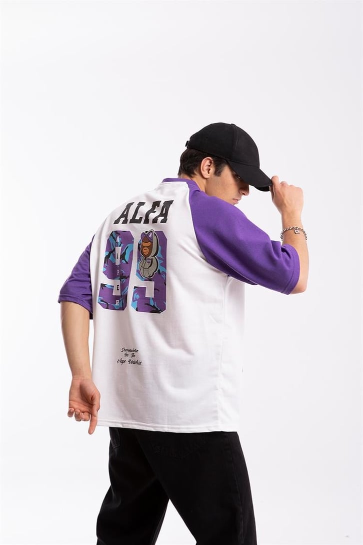 Alfa 99 Baskılı  Oversize Tshirt