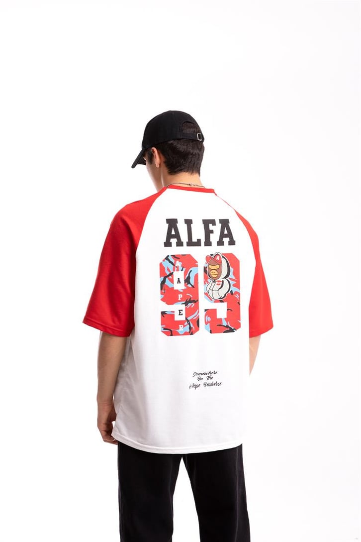 Alfa 99 Baskılı  Oversize Tshirt