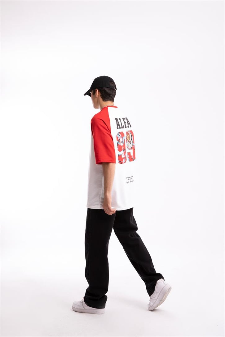 Alfa 99 Baskılı  Oversize Tshirt