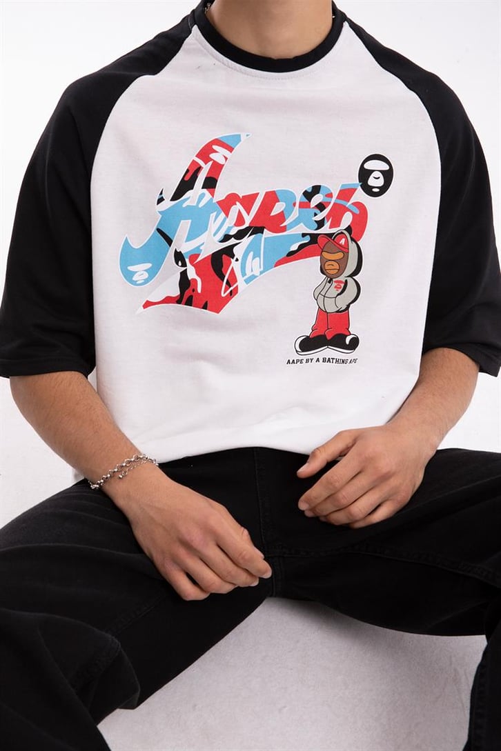 Alfa 99 Baskılı  Oversize Tshirt