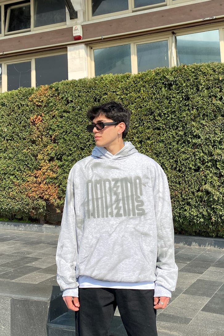 Amazing Spray Paint Oversize Hoodie