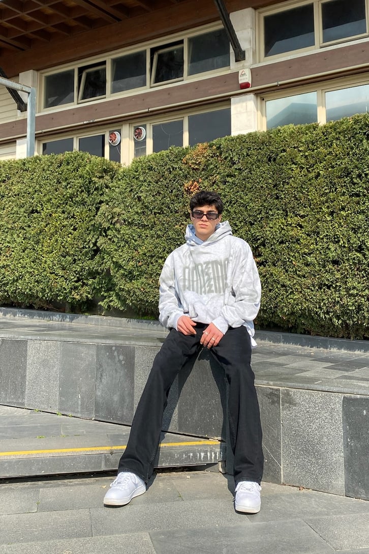 Amazing Spray Paint Oversize Hoodie