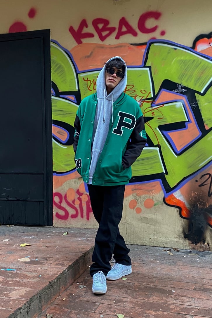 American Football Team Oversize Premium Collage Jacket