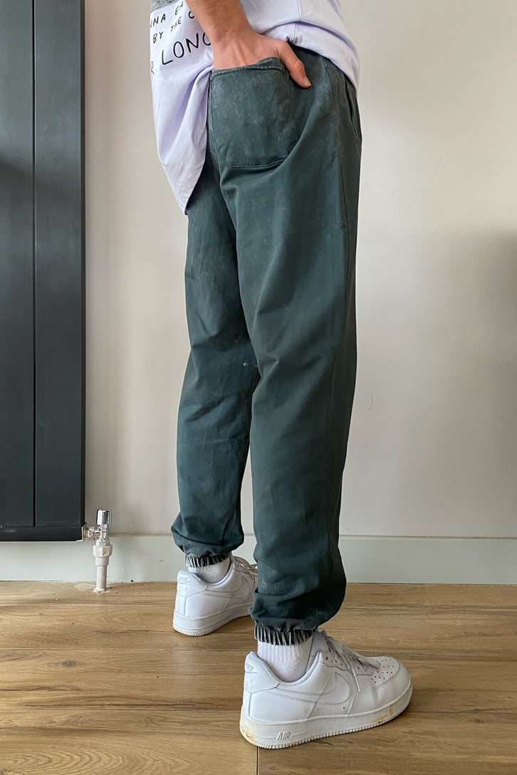 Antrasit Oversize Washed Sweatpant