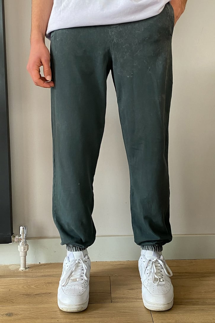 Antrasit Oversize Washed Sweatpant