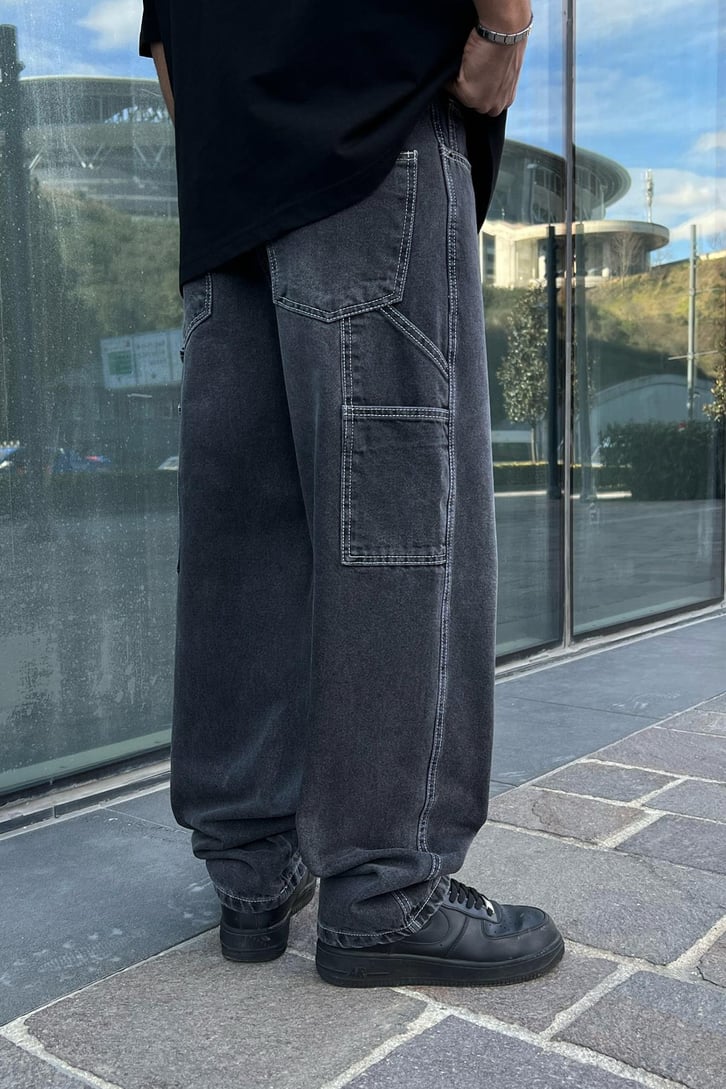Arka Cepli Acid Wash Baggy Jean