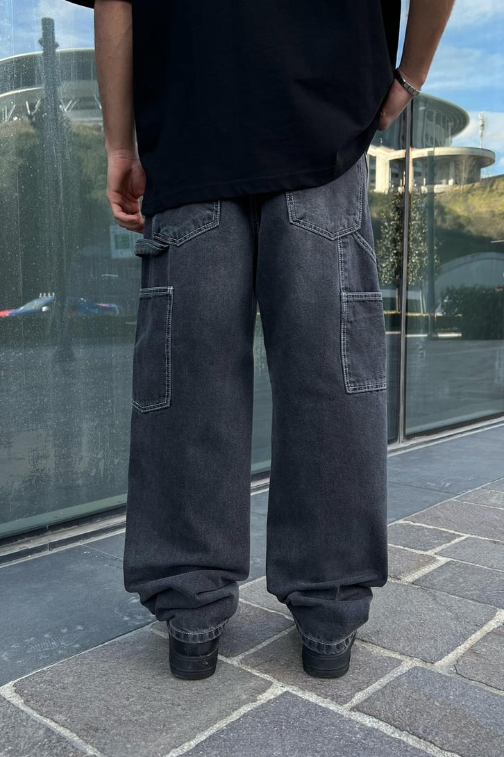 Arka Cepli Acid Wash Baggy Jean