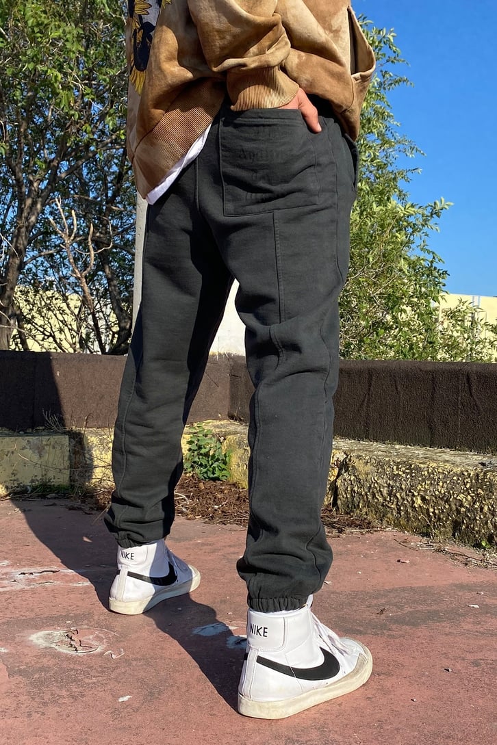 ARKASI BASKILI OVERSIZE EŞOFMAN
