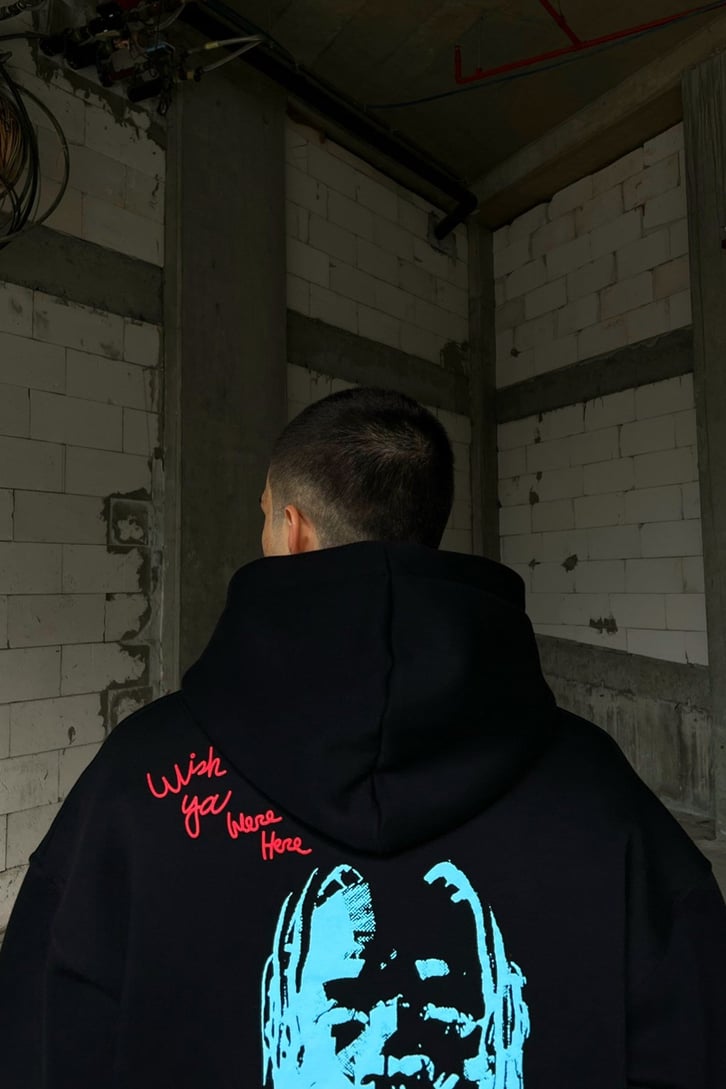 Astroworld Tour Siyah Oversize Sweatshirt