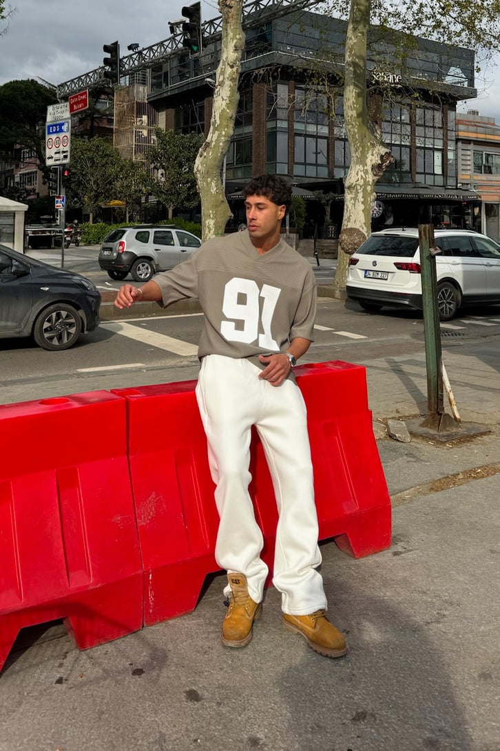 Ayarlanabilir Paça Basic Baggy  Eşofman Altı