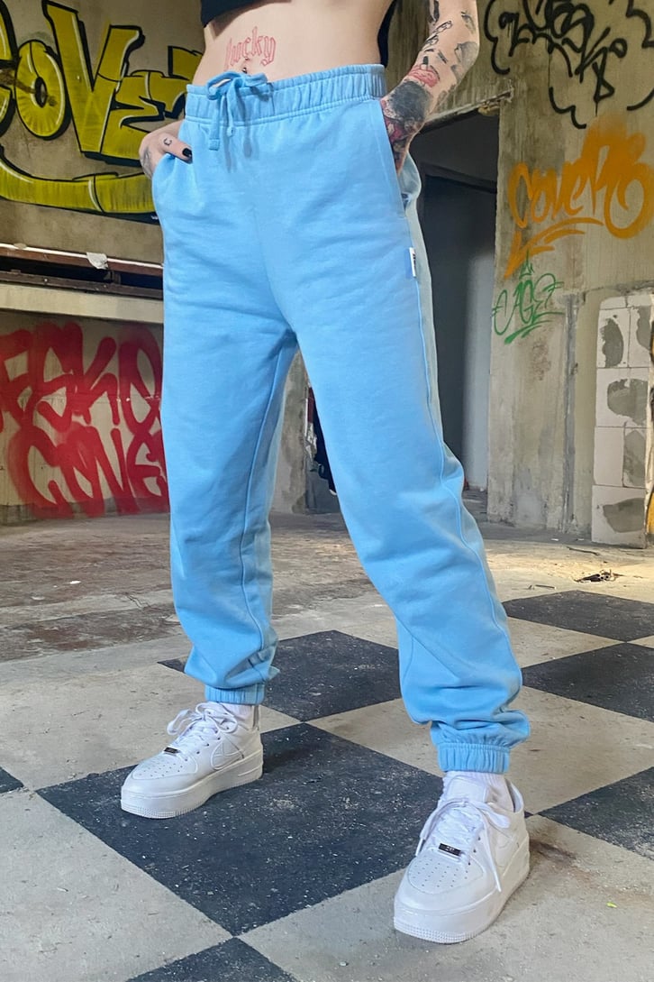Baby Blue Oversize Basic Sweatpant