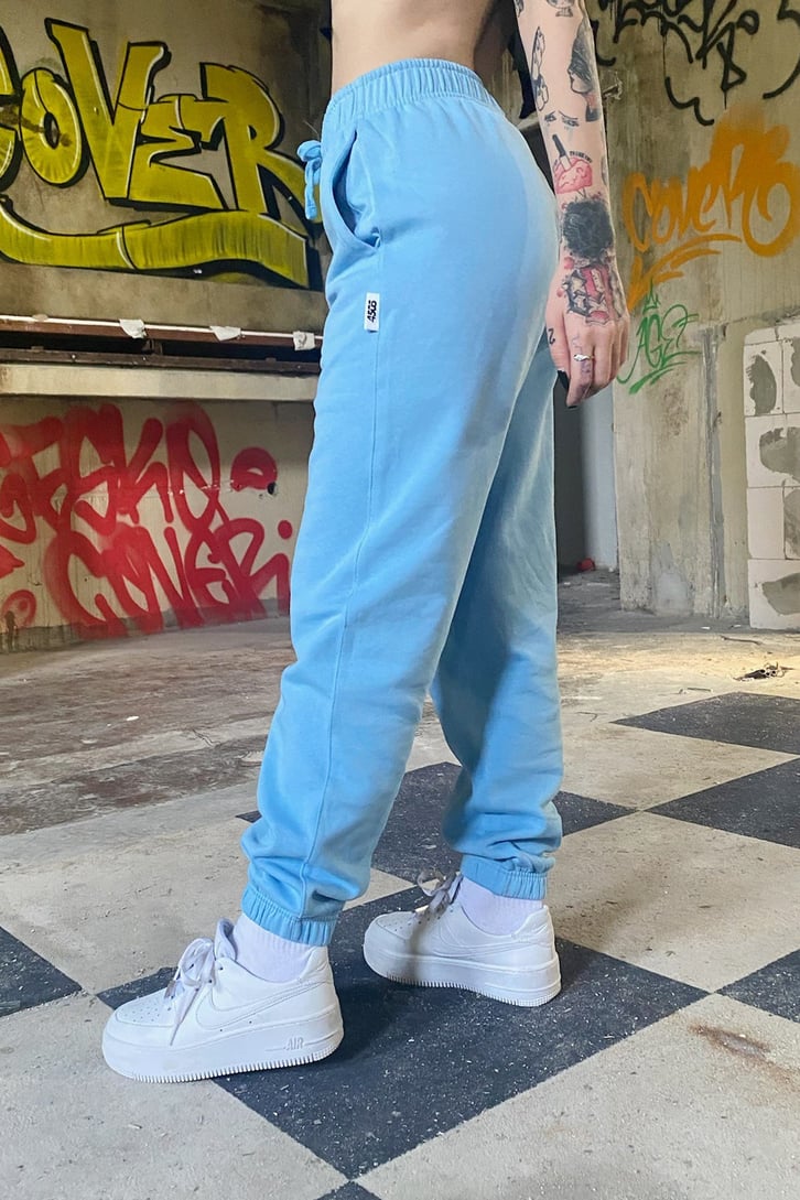Baby Blue Oversize Basic Sweatpant