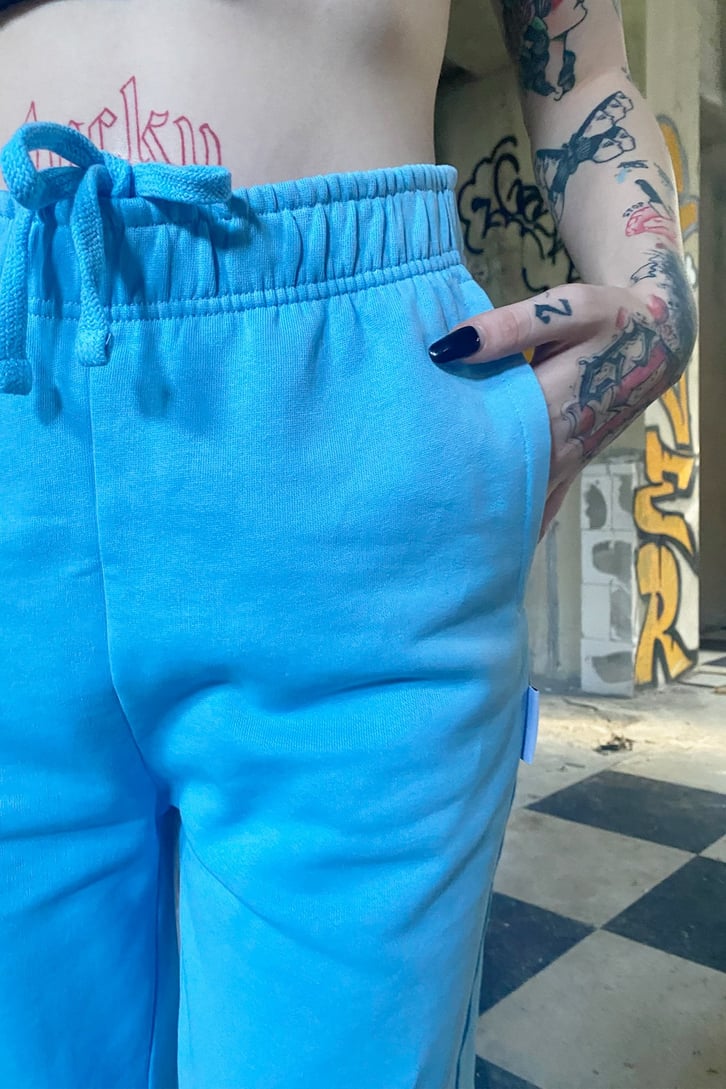 Baby Blue Oversize Basic Sweatpant