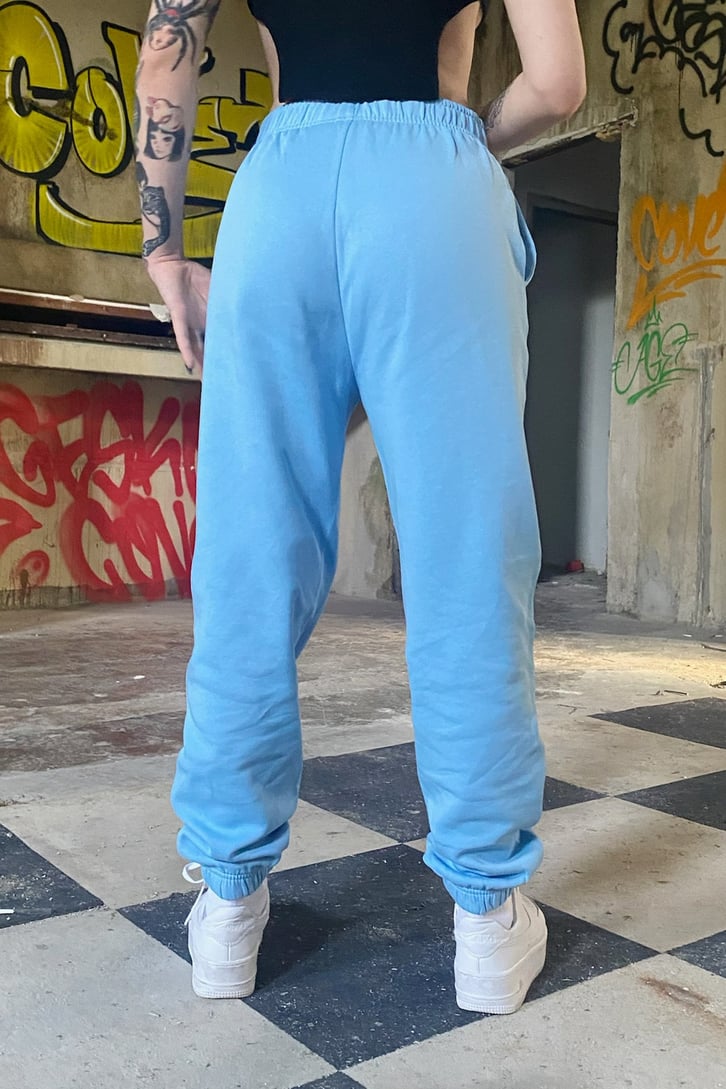 Baby Blue Oversize Basic Sweatpant