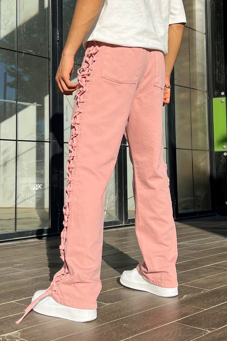 Bağcık Detay Baggy Jean