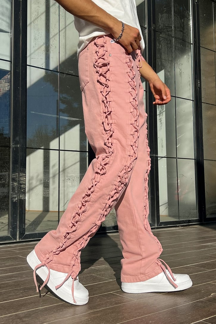 Bağcık Detay Baggy Jean