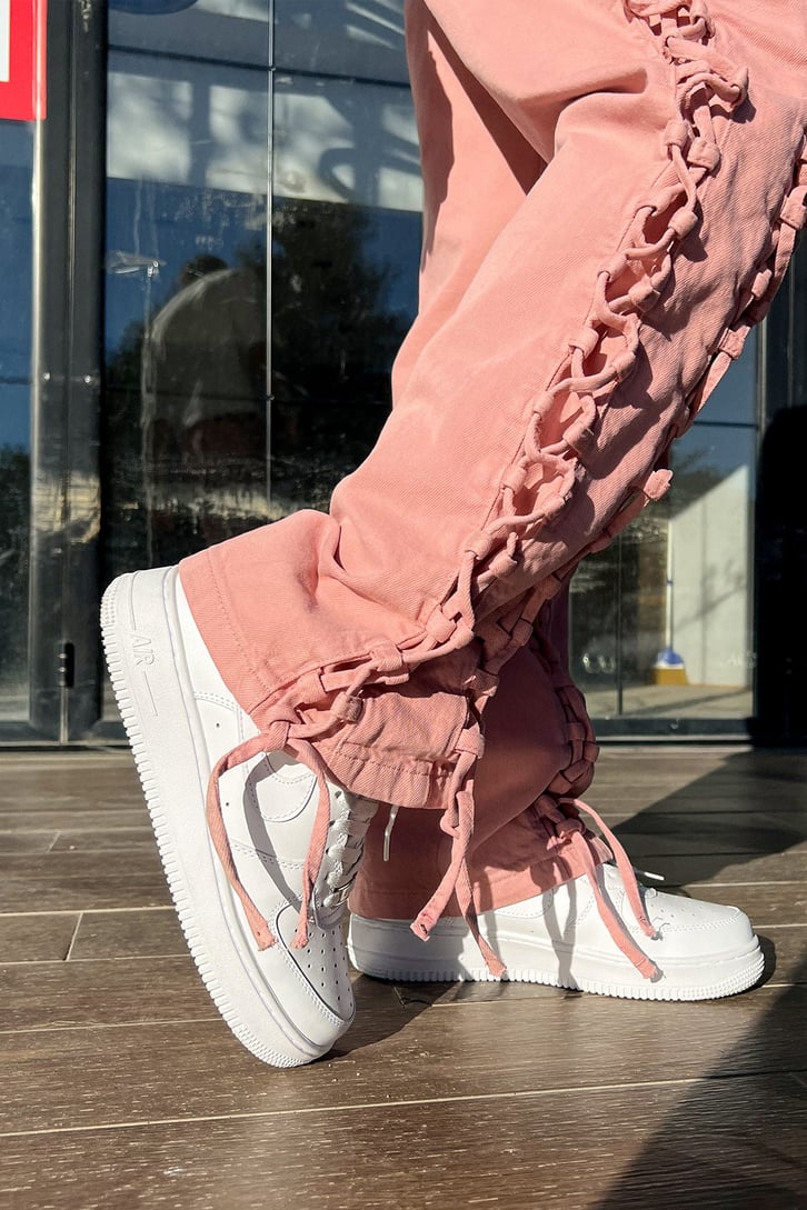 Bağcık Detay Baggy Jean