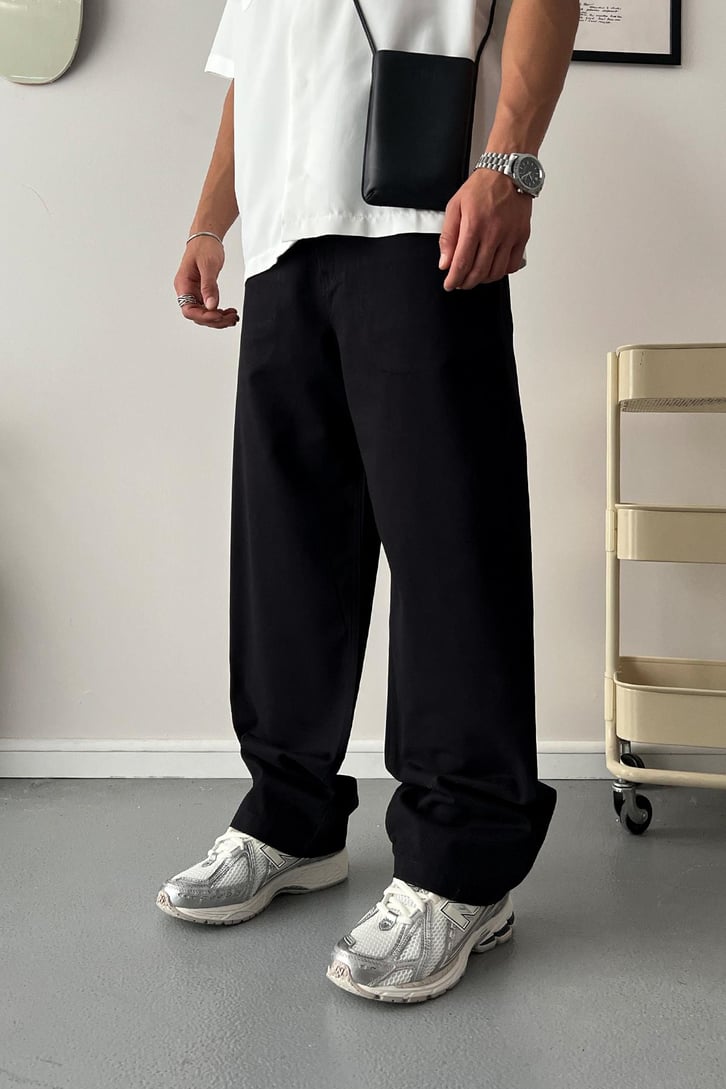 Baggy Fit Gabardin Pantolon