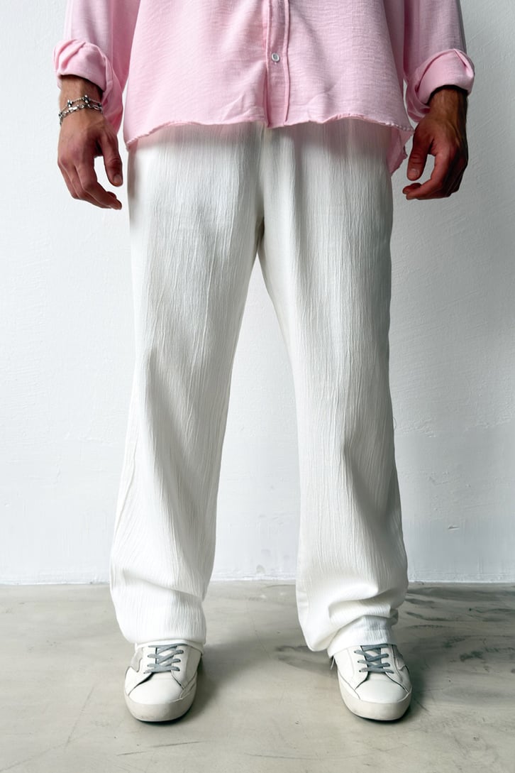 Baggy Keten Pantolon