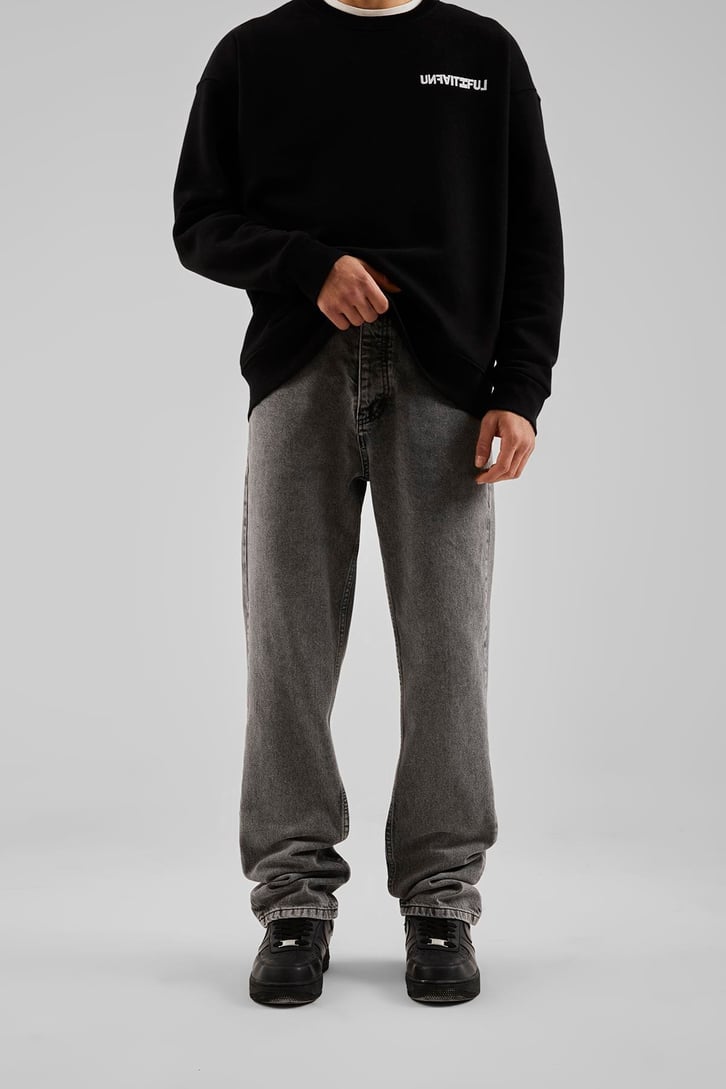 Basic Acid Wash Baggy Jean