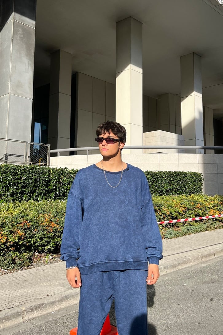 Basic Acid Wash Outfit Eşofman Takımı