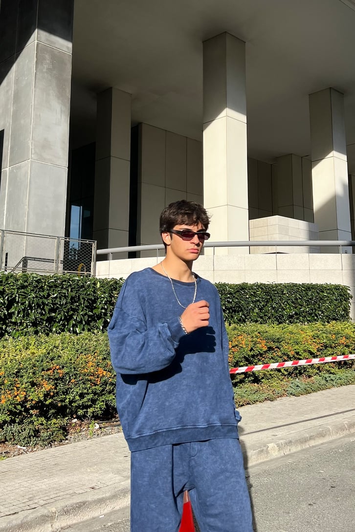 Basic Acid Wash Outfit Eşofman Takımı