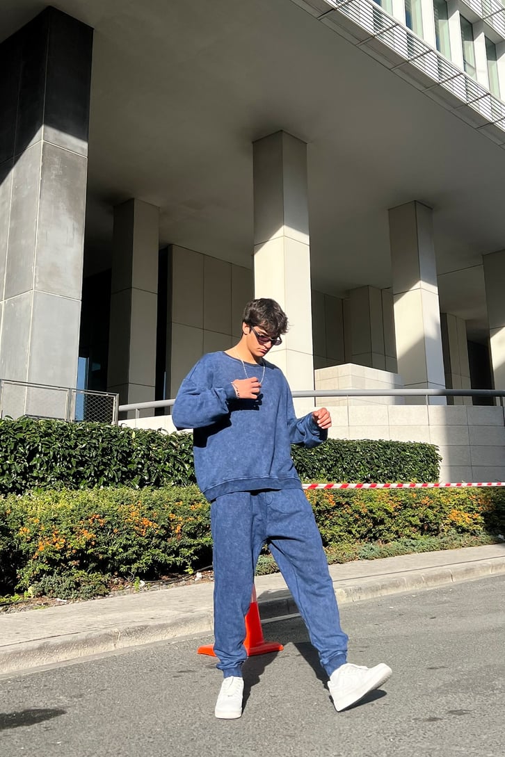 Basic Acid Wash Outfit Eşofman Takımı