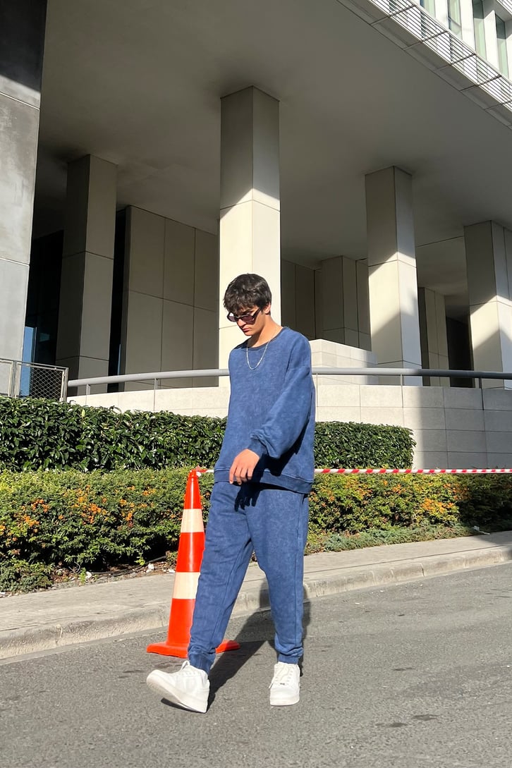 Basic Acid Wash Outfit Eşofman Takımı