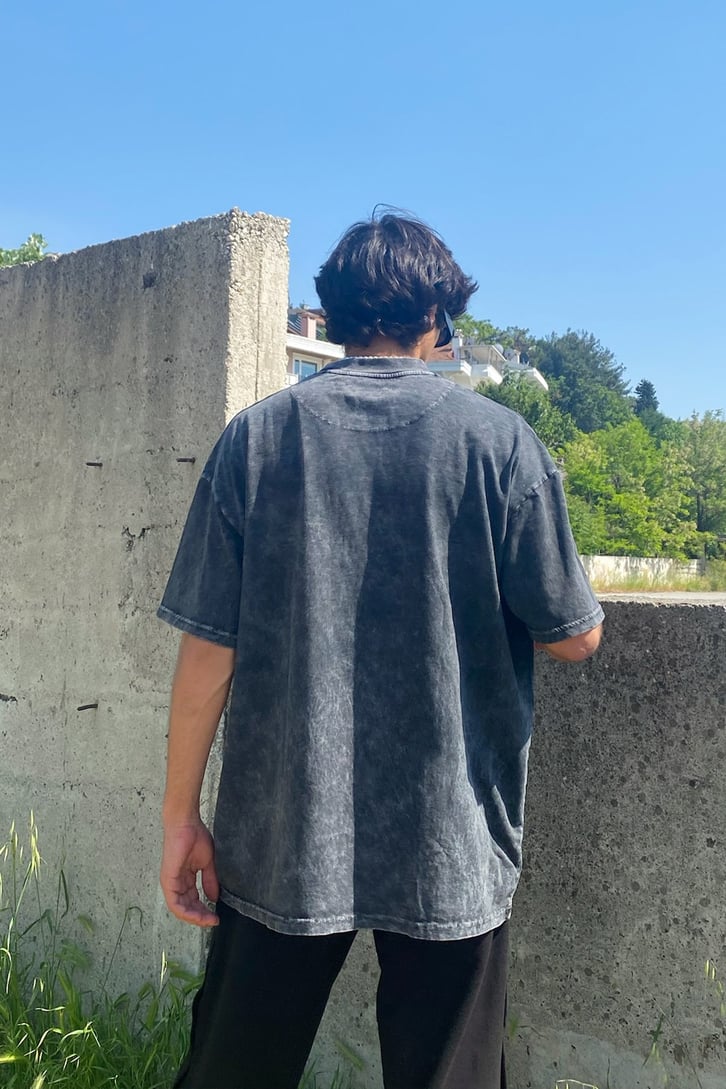 Basic Acid Wash Oversize Tshirt