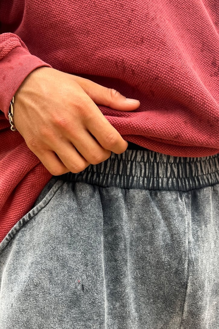Basic Acid Wash Relaxed Eşofman Altı