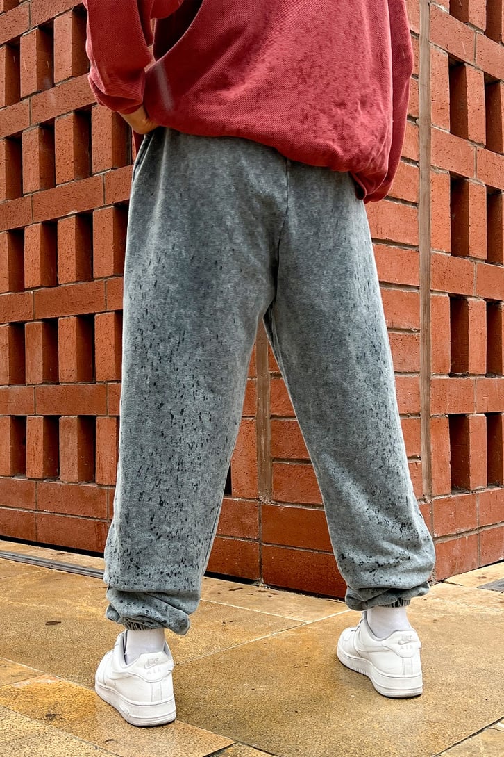 Basic Acid Wash Relaxed Eşofman Altı