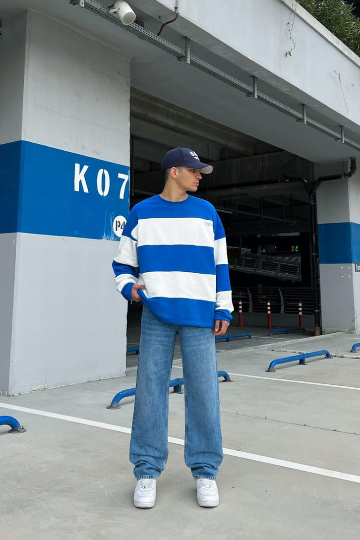 Basic Açık Mavi Baggy Jean
