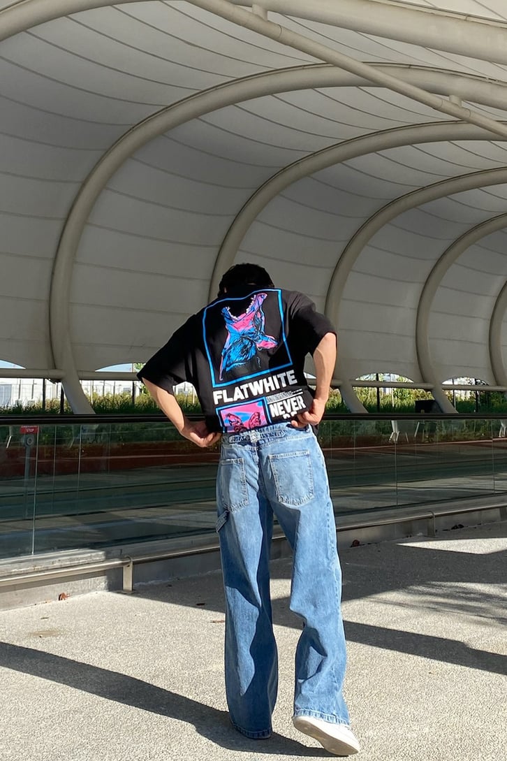 Basic Açık Mavi Baggy Jean