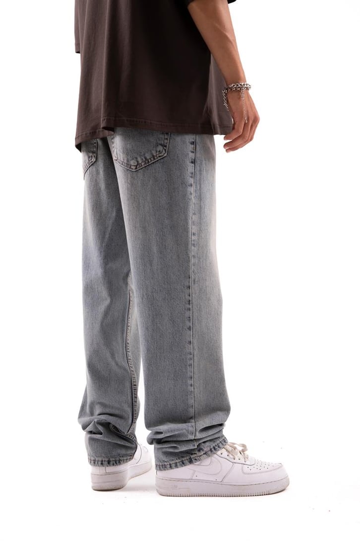 Basic Açık Mavi Baggy Jean