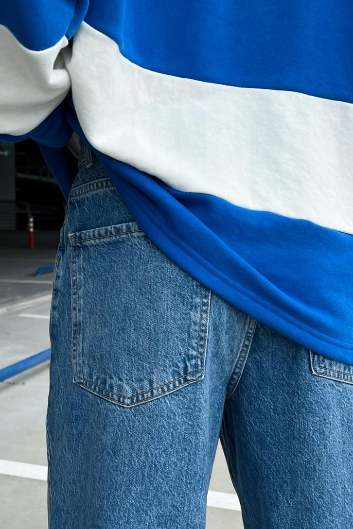 Basic Açık Mavi Baggy Jean