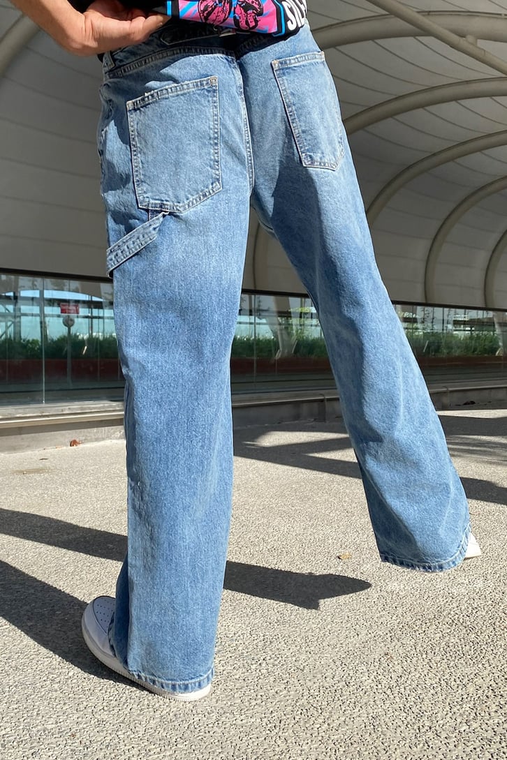 Basic Açık Mavi Baggy Jean