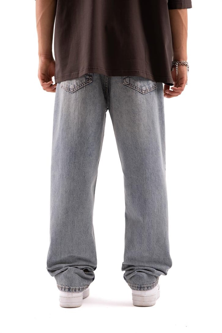 Basic Açık Mavi Baggy Jean