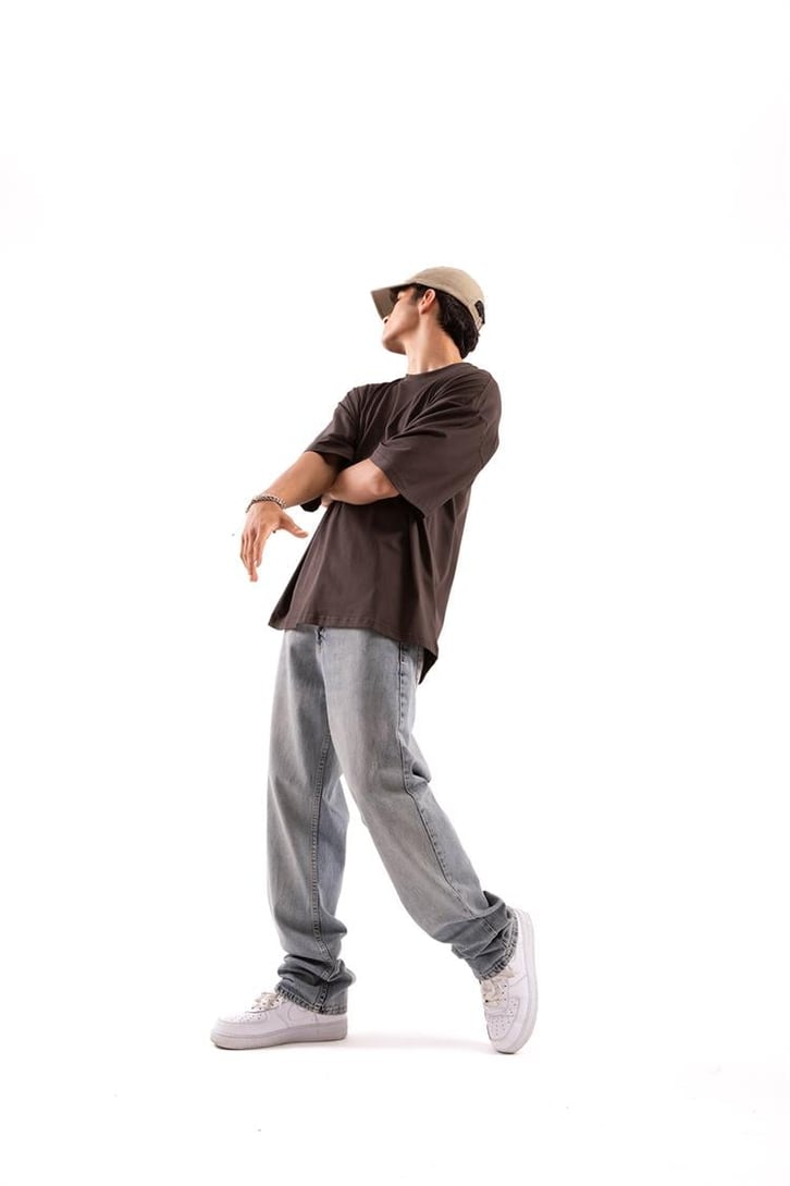 Basic Açık Mavi Baggy Jean