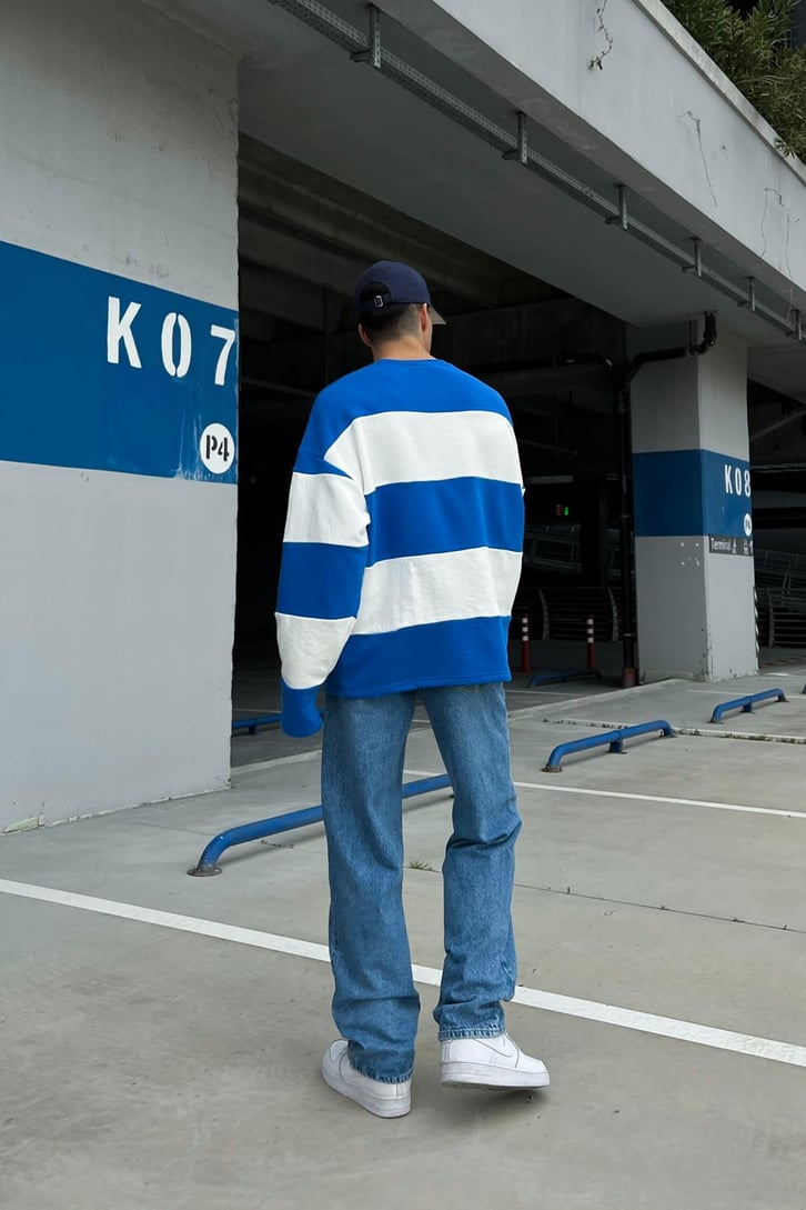 Basic Açık Mavi Baggy Jean