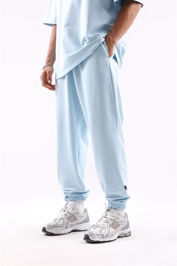 Basic Açık Mavi Jogger Fit Eşofman Takımı