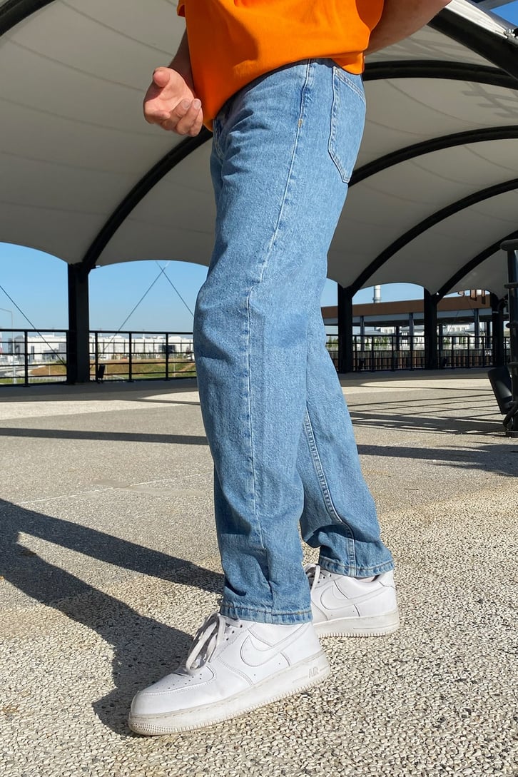 Basic Açık Mavi Regular Fit Jean