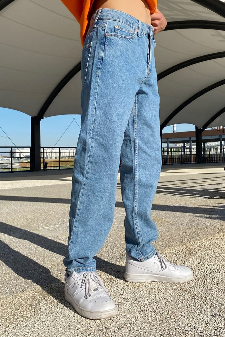 Basic Açık Mavi Regular Fit Jean