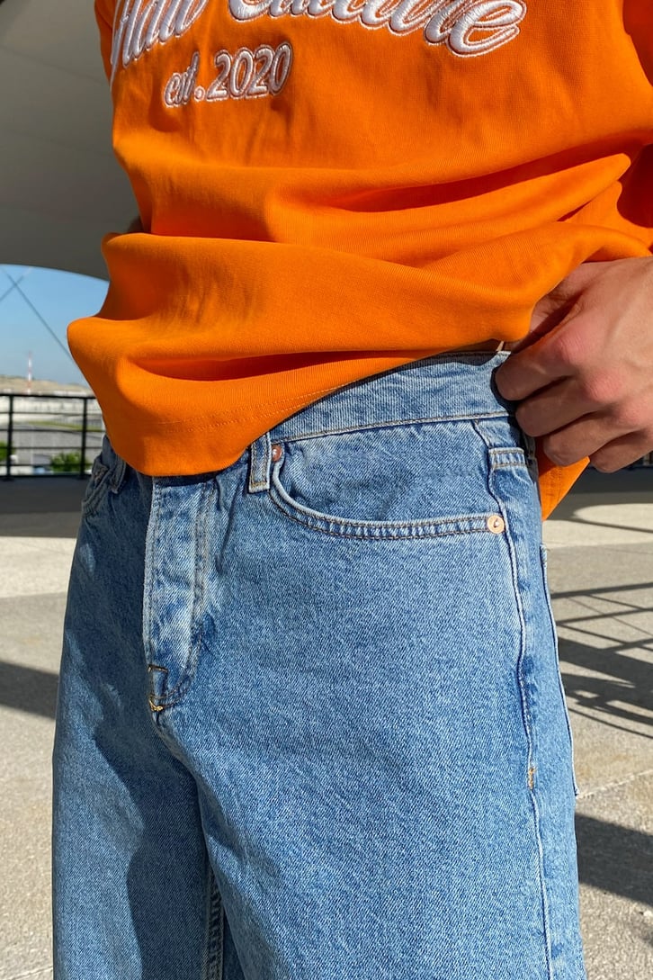 Basic Açık Mavi Regular Fit Jean