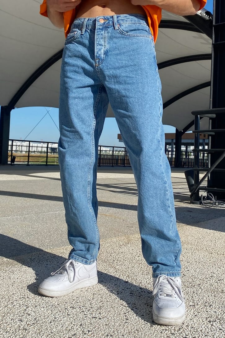 Basic Açık Mavi Regular Fit Jean