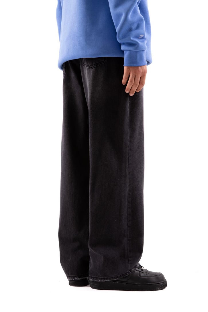 Basic Antrasit Baggy Jean