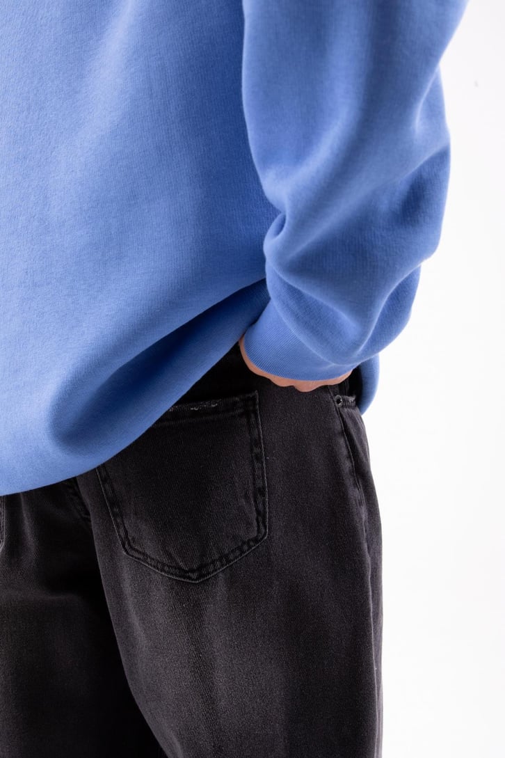 Basic Antrasit Baggy Jean