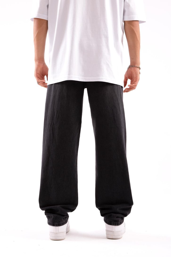 Basic Antrasit Baggy Jean